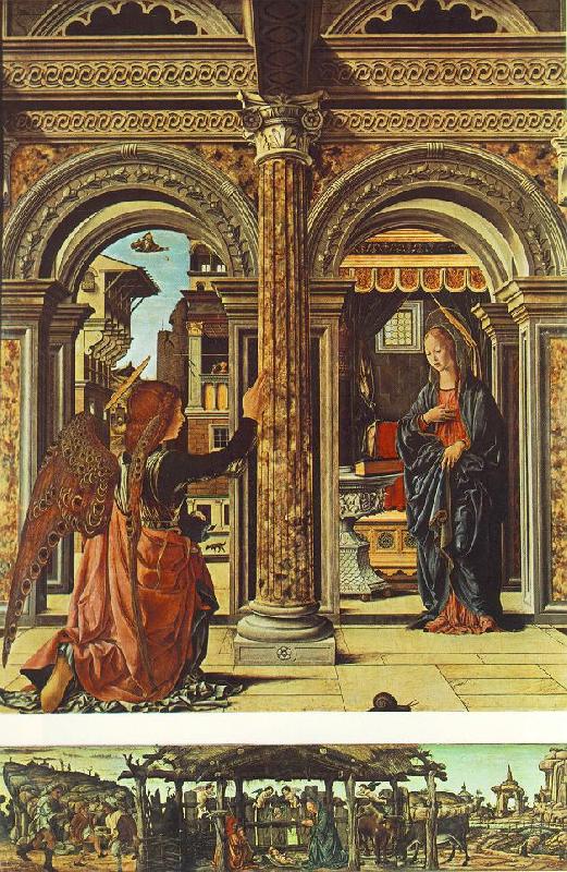  Annunciation and Nativity (Altarpiece of Observation) df